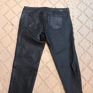 Celebrity Pink Shiny Black Pants